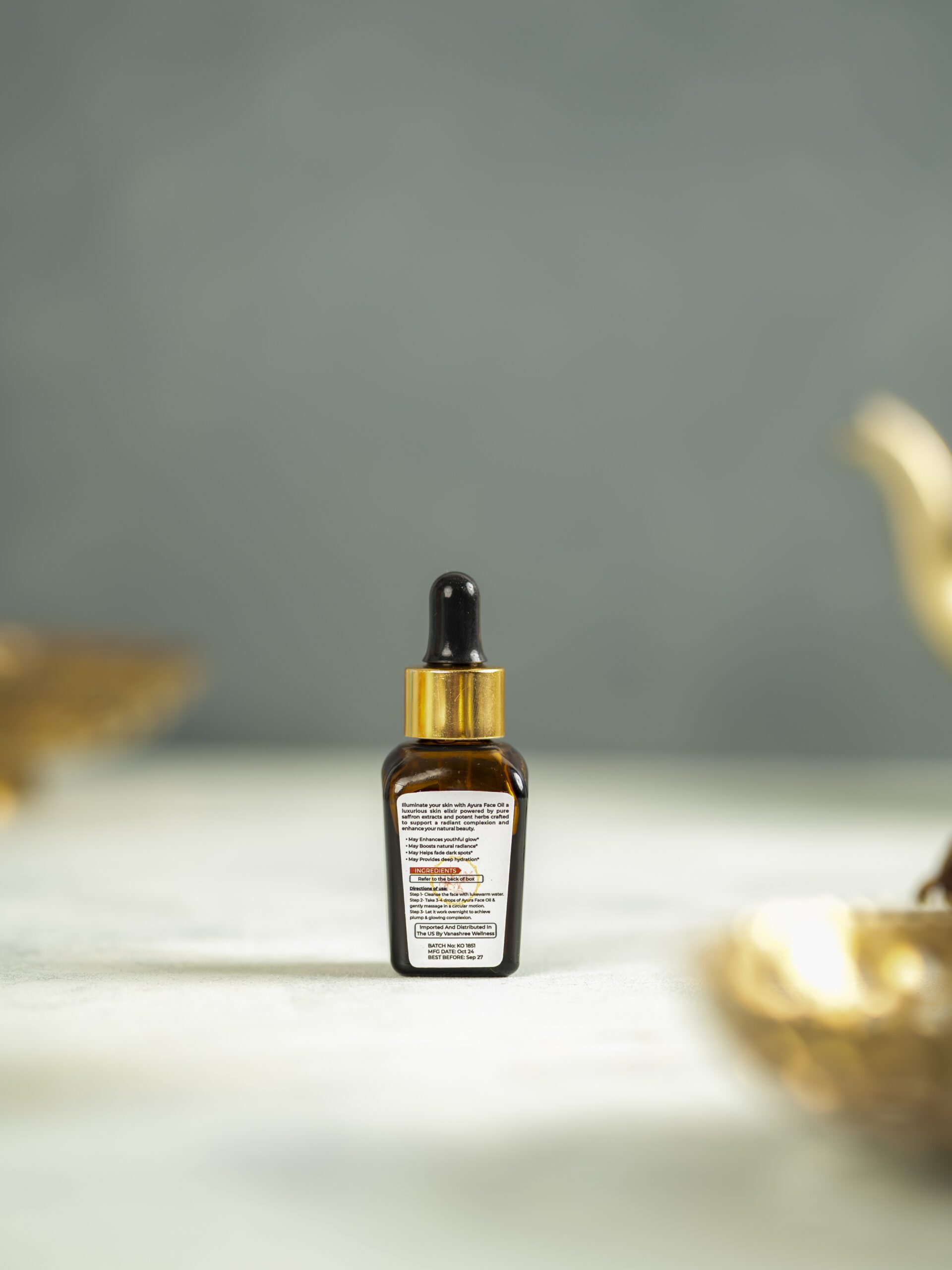 Ayura Face Oil Back